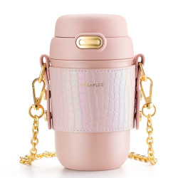 360ML Stainless Steel Crossbody Thermos Cups