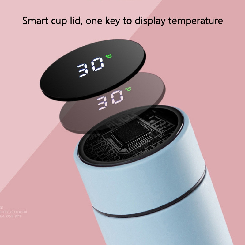 Mini Portable Smart Thermos Cup