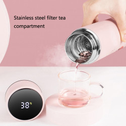 Mini Portable Smart Thermos Cup