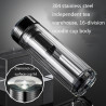 copy of Double-Layer Glass Cup With Transparent Crystal Heat Insulation Tea Cup, Capacity 380 ml