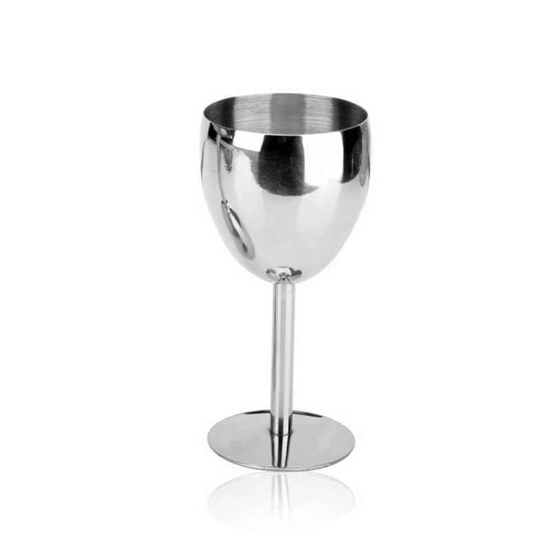 180ml Stainless Steel Wine Glass Goblet Wine Glass