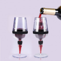 Tall Wine Glass Folding Outdoor Wine Dispenser Quick Decanter