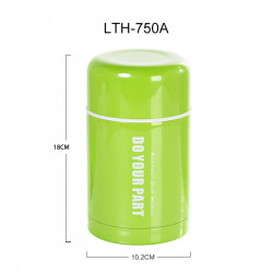 750ml Food Thermos Thermal Lunch Box Food Container Braised Kettle