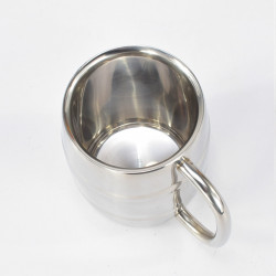 Stainless Steel Beer Cup Mugs Outdoor Camping Western Tea Coffee Cup Insulated Portable Water Cup Drinkware with Handle