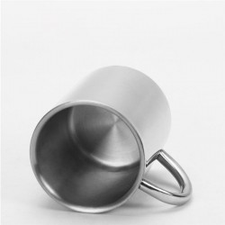 Stainless Steel Double Insulation Coffee Drink Milk Water Mugs Durable Drinking Cup