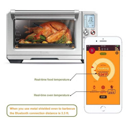 Wireless Bluetooth Thermometer Mobile Phone APP Kitchen Food Barbecue