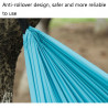 Outdoor Hammock Camping Nylon Single Swing, Random Color Delivery