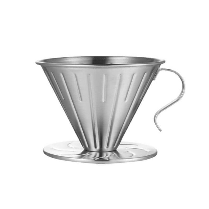 Double-layer Stainless Steel Pour-over Coffee Filter