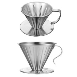 Double-layer Stainless Steel Pour-over Coffee Filter