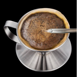 Double-layer Stainless Steel Pour-over Coffee Filter