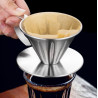 Double-layer Stainless Steel Pour-over Coffee Filter