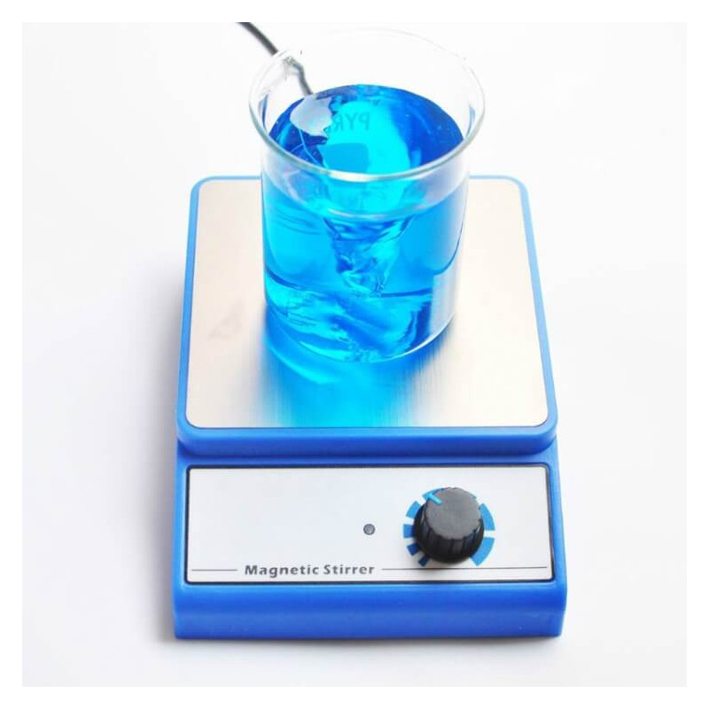 Magnetic Stirrer Laboratory 3000ml Capacity Mixer, EU Plug(Blue)