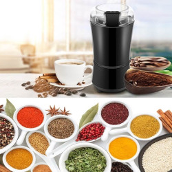 M150A Stainless Steel Electric Coffee Grinder Grain Bean Grinding Machine, Spec: US Plug (White)