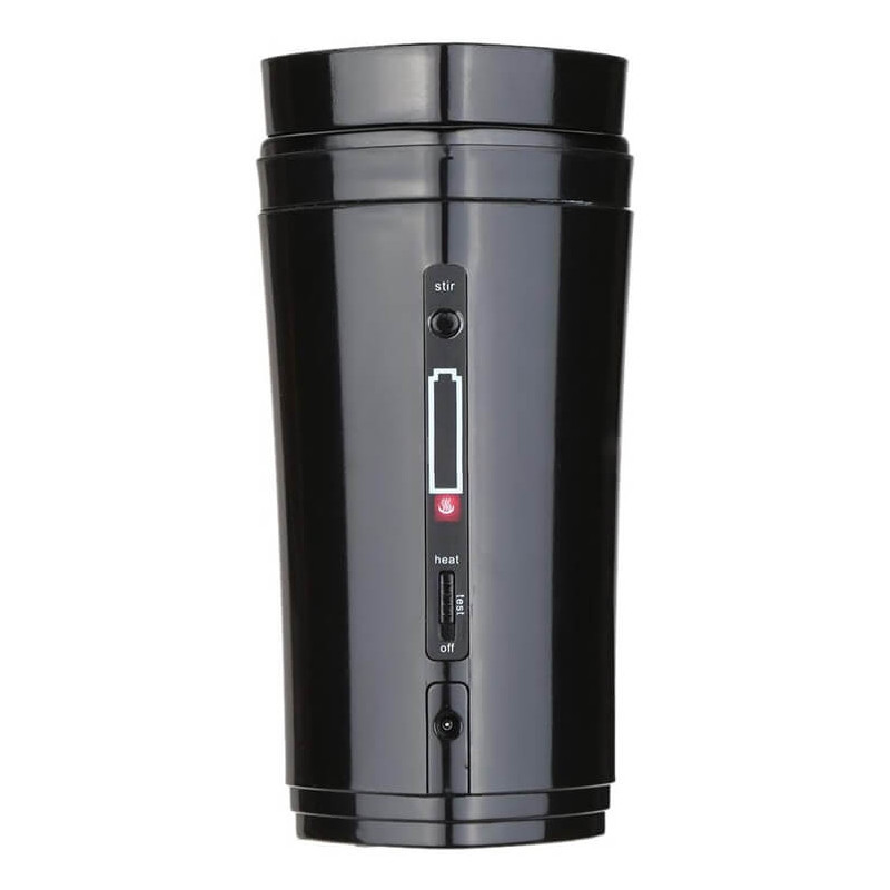 USB Rechargeable Heating Self-stirring Warm Coffee Cup(Black)