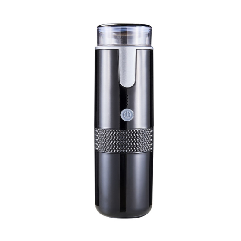 Rechargeable Portable Travel Coffee Grinder Automatic Espresso Machine Coffee Maker(Black)