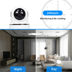 YT36 1080P HD Wireless IP Camera, Support Motion Detection & Infrared Night Vision & TF Card(EU Plug)