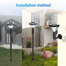 ESCAM QF190 2 in 1 Solar Charging Garden Light PIR Human Body Detection WiFi Camera