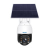 24h Recording Cloud Storage PT 4G PIR Alarm IP Camera with Solar Panel, US Signal Bands