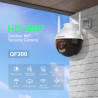 ESCAM QF300 4MP Smart WiFi IP Camera Support AI Humanoid Detection/Auto