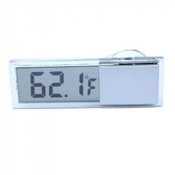 Sucker Type Car Electronic Digital Display Transparent Thermometer