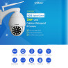 Sricam SP008C 5MP 10X Zoom IP66 Waterproof CCTV WiFi IP Camera Monitor, Plug Type