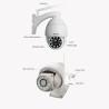 Sricam SP008C 5MP 10X Zoom IP66 Waterproof CCTV WiFi IP Camera Monitor, Plug Type