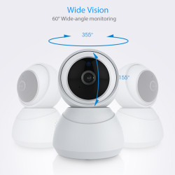 NEO NIP-68RQ WiFi Indoor Smart PT IP Camera (White)