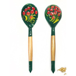 Wooden tea spoon "Green"