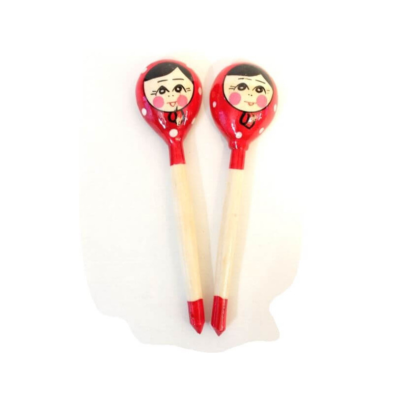 Wooden tea spoon Nesting Dolls