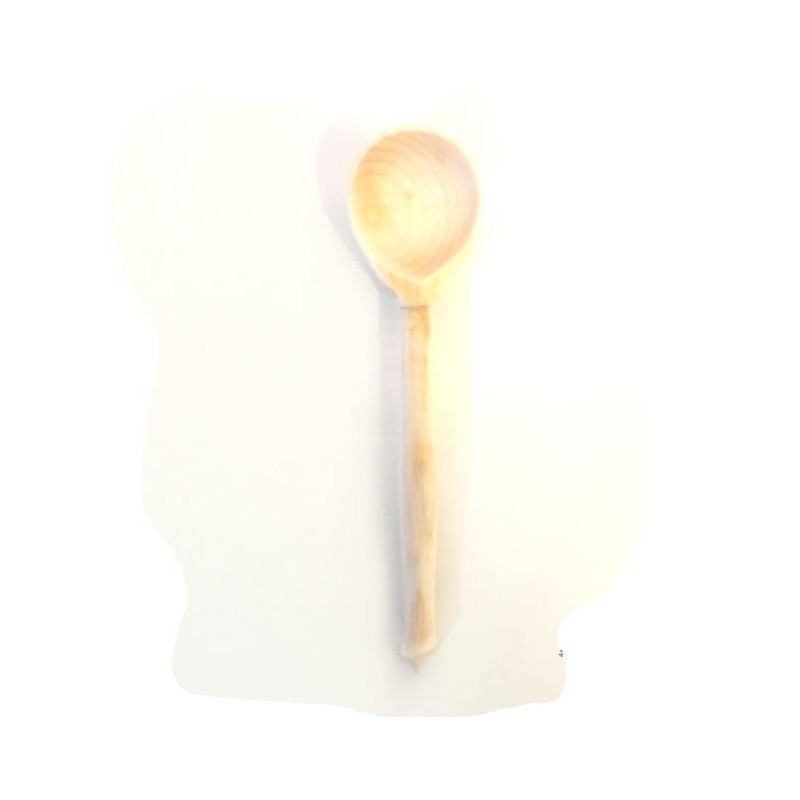 Wooden tea spoon without painting