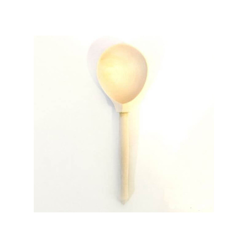 Wooden tablespoon without painting