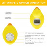 Children Bath Thermometer Water Baby Bathing Yellow Duck Water Thermometer