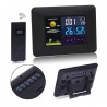 Multifunctional Indoor And Outdoor Temperature And Humidity Meter Colorful Screen Weather Clock