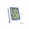 Electronic Wall-Mounted Industrial Digital Display Thermometer And Hygrometer