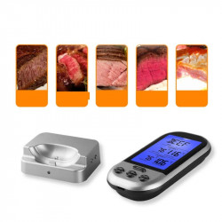 Double Probes Wireless Digital Kitchen Thermometer LCD Display