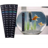 Digital Aquarium Fish Tank Fridge Thermometer Sticker Temperature Measurement Sticker