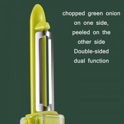 5 PCS Home Kitchen Multifunctional Green Onion Peeler