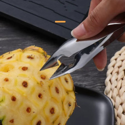 2 Sets 4 In 1 Stainless Steel Pineapple Knife Fruit Knife Sugar Cane Peeler