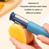 2 PCS 2 in 1 Stainless Steel Peeler Tungsten Steel Sharpener