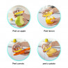 2 PCS Storage Type Stainless Steel Fruit Potato Peeler Multifunctional Peel Storage Box