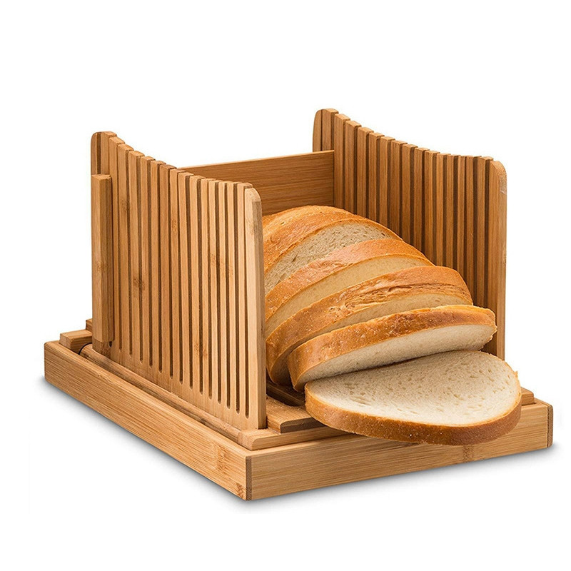 Bamboo Household And Commercial Multi-Function Bread Cutting Plate Sliced Cutting Board Bread Slices Bread Plate