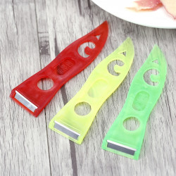 Home Vegetable Fruit Peer Plastic Cutting Knife, Color Random Delivery