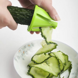 Kitchen Vegetable Cutter Multifunctional Three-In-One Vegetable Cutter Spiral Funnel