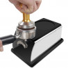 Stainless Steel Silicone Espresso Coffee Tamper Stand Barista Tool Powder Pad Hammer Pad