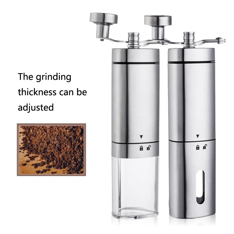 Household Stainless Steel Hand-Cranked Coffee Machine Grinder