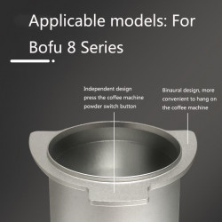 Alloy Coffee Powder Receiving Cup For Bofu 8 Series