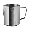 Stainless Steel Pointed Mouth Etched Cup Graduated Measuring Cup Milk Foam Cup Coffee Pot 1000 ml