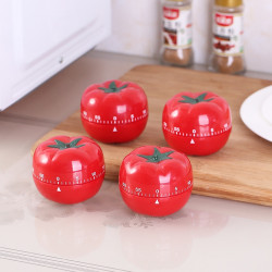 Creative Cute Tomato Shape Kitchen Mechanical Timer Alarm Reminder