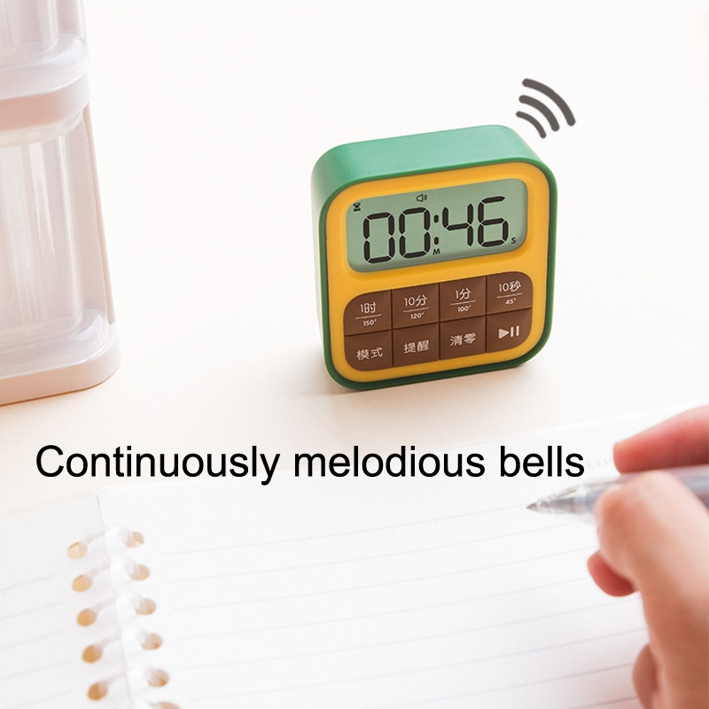 Magnetic Suction Kitchen Cooking Cake Timer With Alarm Clock