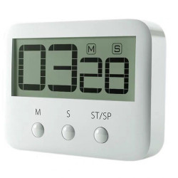 LCD Digital Display Countdown Timer Large Screen Kitchen Timer